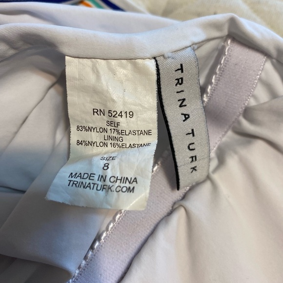 “TRINA TURK” Geometric Halter Tie Swimsuit - Picture 10 of 10